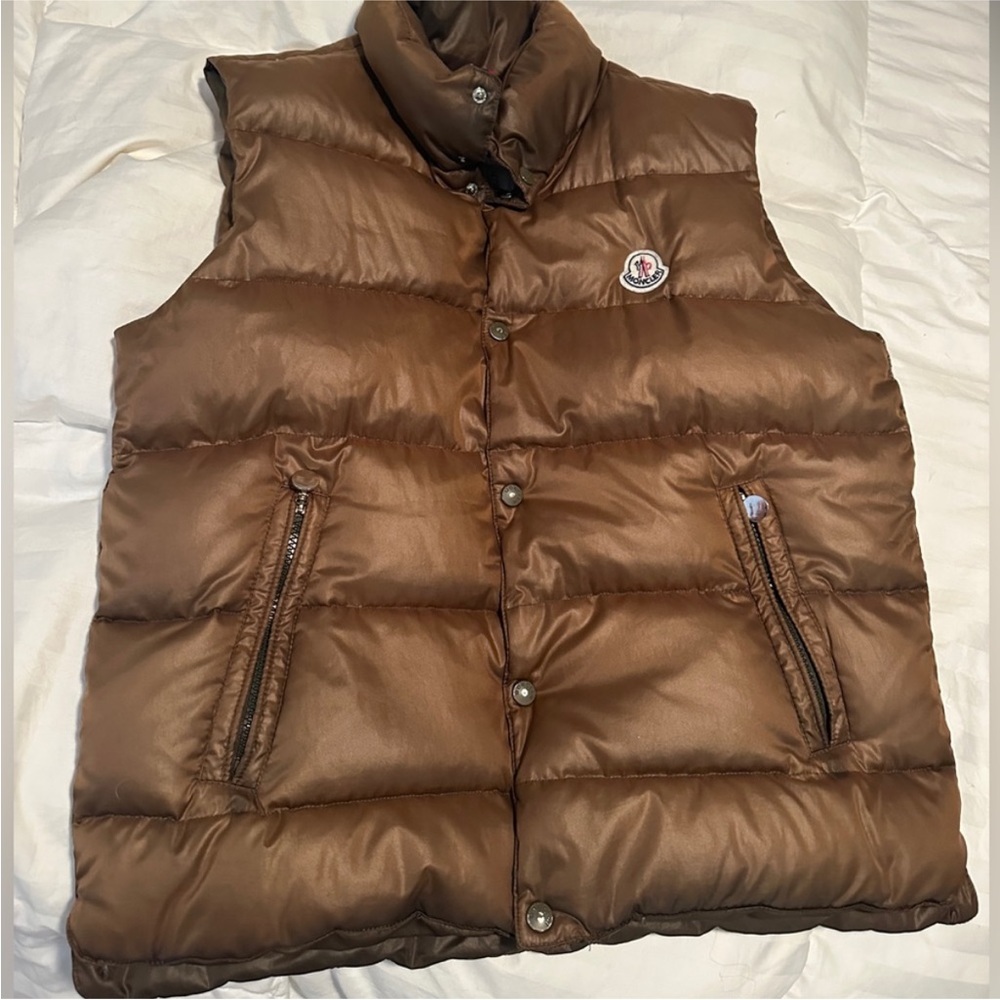 Moncler Vintage Puffer Brown Vest